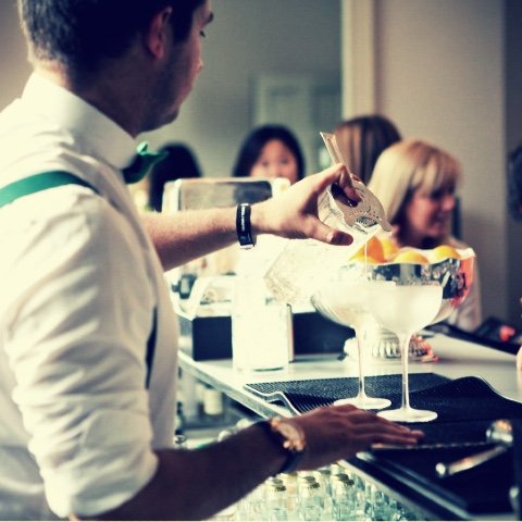 cocktail bartender serving drinks at birthday party Perth
